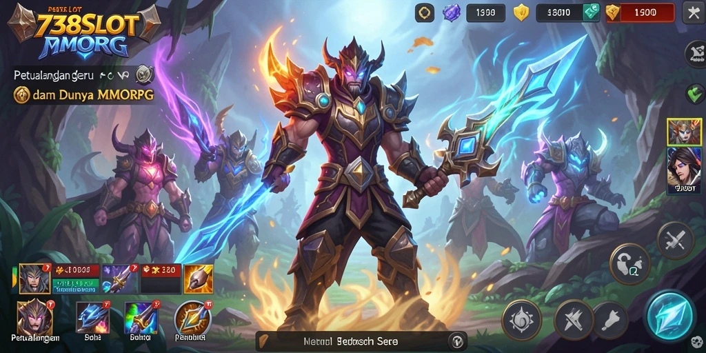 Gameplay seru dan menantang di dunia <strong>738SLOT</strong> MMORPG.