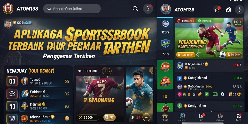 Tampilan gameplay menarik dari aplikasi Sportsbook ATOM138.