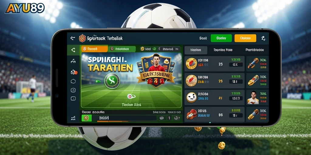 Tampilan menarik dari AYU89 yang menunjukkan aksi taruhan olahraga.